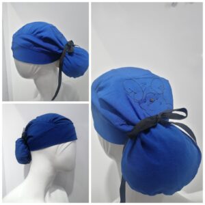 Gorro Antifluido Azul Rey Bordado Winnie Pooh