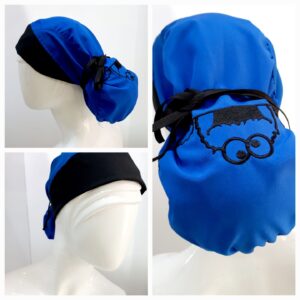 Gorro Antifluido Azul Rey Bordado Comegalletas