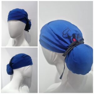 Gorro Antifluido Azul Rey Bordado Vital Minnie