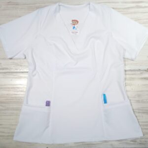 Blusa Blanca Cuello V Clásico Lotus Lafayette