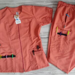 Promoción Uniforme Salmon Cuello Redondo Cremallera Ristop Lafayette