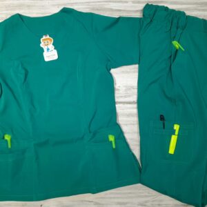 Promoción Uniforme Verde Benetton Cuello V Redondeado Lotus Lafayette Jogger