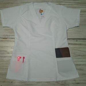 Blusa Blanco Cuello V Clásico Ristop Lafayette