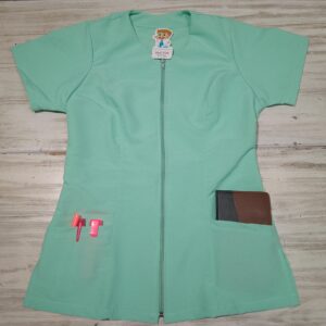 Blusa Cuello Cremallera Verde Menta Antifluido Universal Lafayette