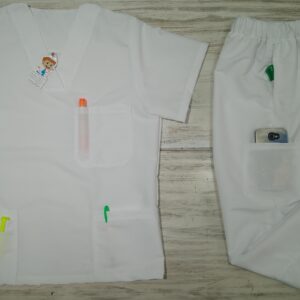 Promocion uniforme Blanco Cuello V Clasico Ristop Lafayette