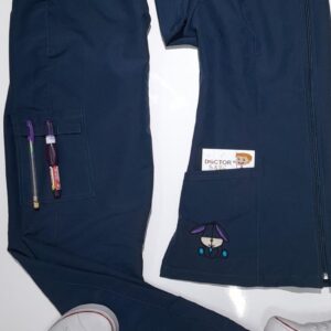 Promoción Uniforme Azul Petroleo Cuello Redondo Cremallera Bolsillo Igor Jogger Universal Lafayette