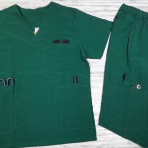 Promocion Uniforme Verde Pasto Cuello V Unisex Universal Lafayette