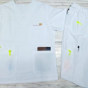 Promocion Uniforme Blanco Cuello V Clásico Ristop Lafayette