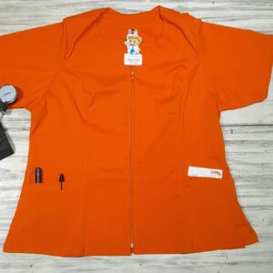 Blusa cuello redondo cremallera Naranja Universal lycra Lafayette